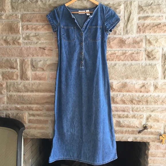 liz claiborne denim dress